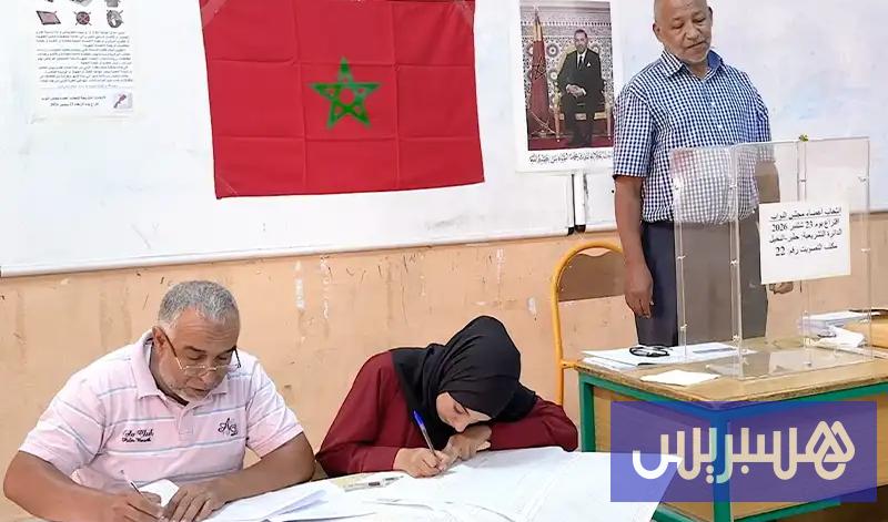 العملية الانتخابية 15 افتتاح مكاتب التصويت بمراكش
