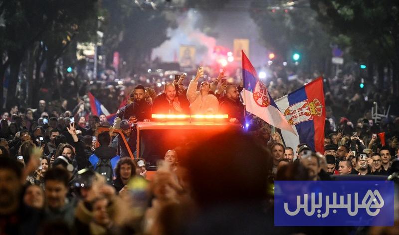 الانتخابات 19 انتصار الحركة الطلابية في صربيا ..