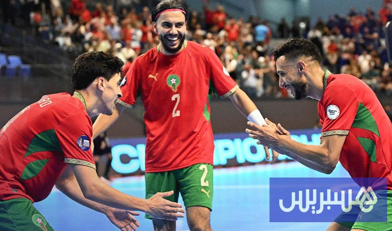 "أسود القاعة" يكتسحون منتخب الجزائر
