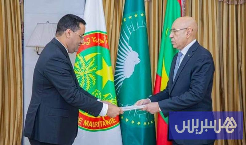 رئيس موريتانيا يتسلم استقالة الوزير الأول رئيس موريتانيا يتسلم استقالة الوزير الأول