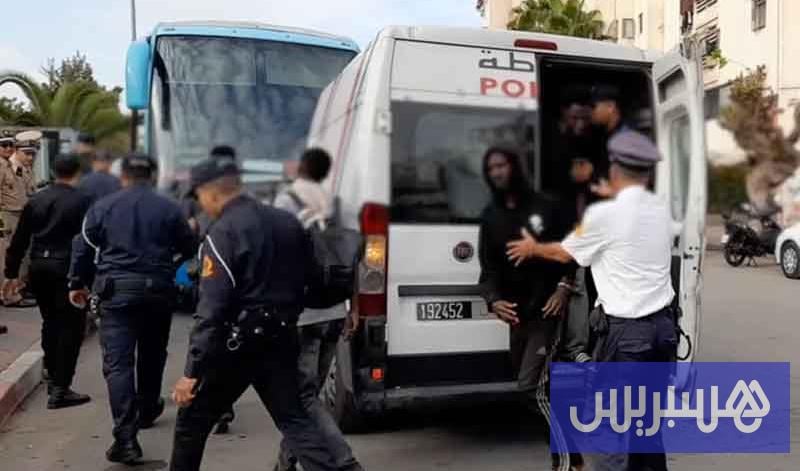 ترحيل مهاجرين أفارقة بالدار البيضاء ترحيل مهاجرين أفارقة بالدار البيضاء