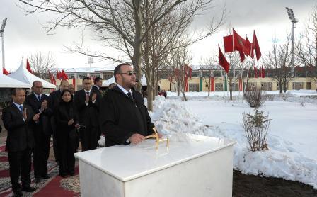 محمد السادس يضع الحجر الأساس ل " أكاديمية محمد السادس الدولية لألعاب القوى "