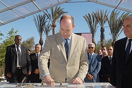 أمير موناكو يدشن مشروعا سياحيا ضخما بمراكش