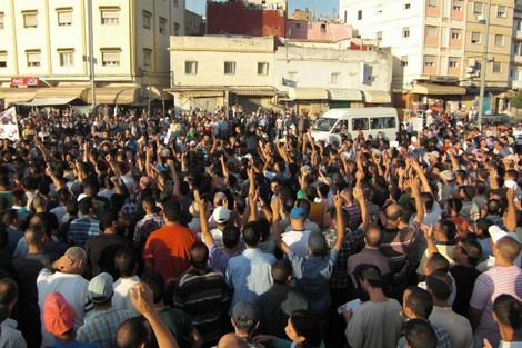 حركة 20 فبراير تعود إلى شوارع طنجة بنفس جديد