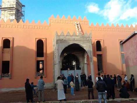 احتجاج بتملالت بسبب تعثر بناء مسجد
