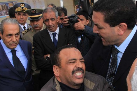 الأمن يعتقل الشرطي المهدد بالانتحار