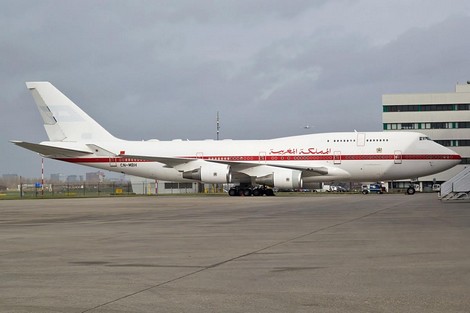 هذه طائرة "بوينغ 747" أهدتها الإمارات للملك محمد السادس