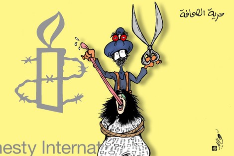 حرية الصحافة بريشة كدّار