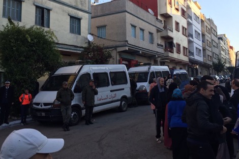 القوات العمومية تطوق مؤسسة مدرسيّة في طنجة