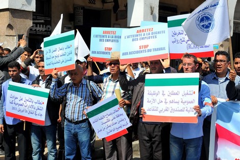 تنسيقية إسقاط التقاعد تحتج بالشارع .. وتتهم بنكيران بتمييع النضال