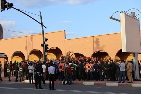 مواجهات تسم "مسيرة العطش" في مدينة زاكورة