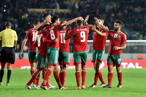المنتخب المغربي يفتتح "الشان" برباعية في مرمى موريتانيا