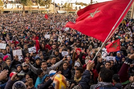 مسيرة إقليمية حاشدة في جرادة .. وإضرابات تشعل "عاصمة الفحم"