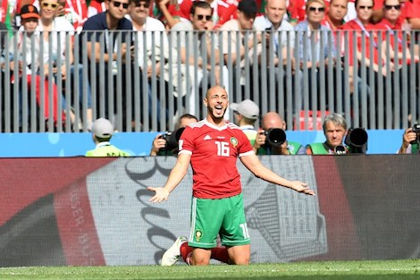 نور الدين أمرابط .. "بلدوزر المنتخب" يخترق ملاعب "المونديال"