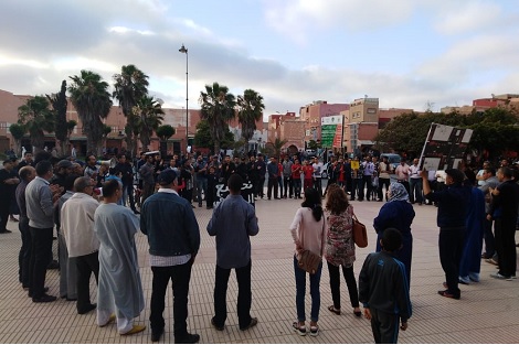 احتجاجات ضد "أحكام الريف" في اشتوكة آيت باها