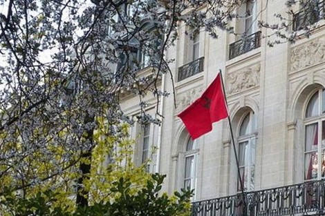 احتجاج بريطانيين أمام السفارة المغربية في لندن