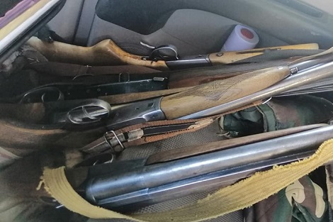 السلطات تحجز بنادق وطرائد بمحمية مولاي بوعزة