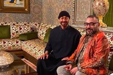 الملك محمد السادس يلاقي ولي عهد أبوظبي بالرباط