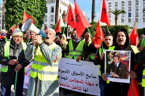 جزارو الدار البيضاء يحتجون بسبب إغلاق المذابح