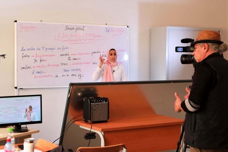 وزارة التربية تثمن نتائج الحصيلة المرحلية لتجربة "التعليم عن بعد"