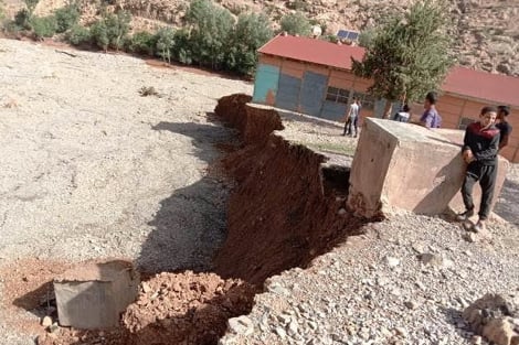 مدرسة فرعية آيلة للسقوط تقلق نشطاء في أزيلال