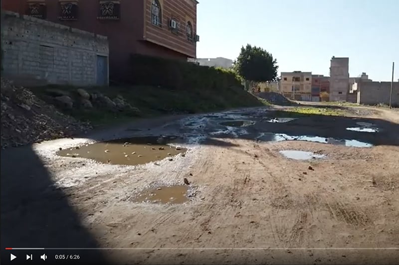 البنية التحتية بأولاد عياد