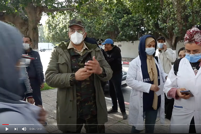 منع وقفة طلبة التمريض