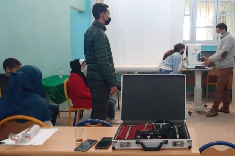 حملة للكشف عن اضطراب بصر تلاميذ في تاكلفت