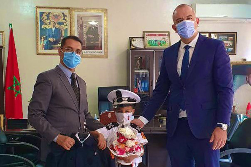 الأمن الوطني يستقبل الطفل "يوسف" بمدينة تزنيت