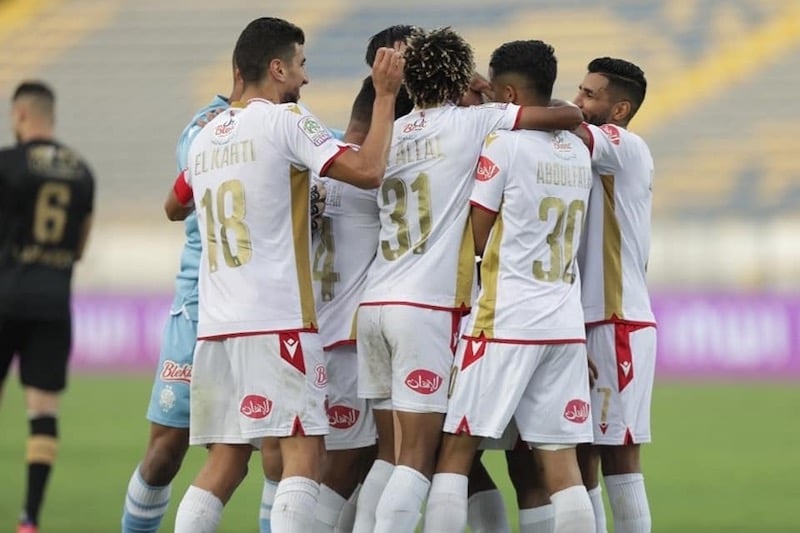 الوداد يمطر شباك المغرب التطواني بأربعة أهداف
