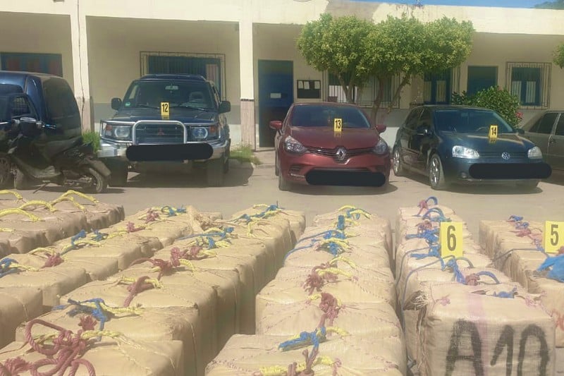حجز ثلاثة أطنان من مخدر الشيرا ضواحي الناظور