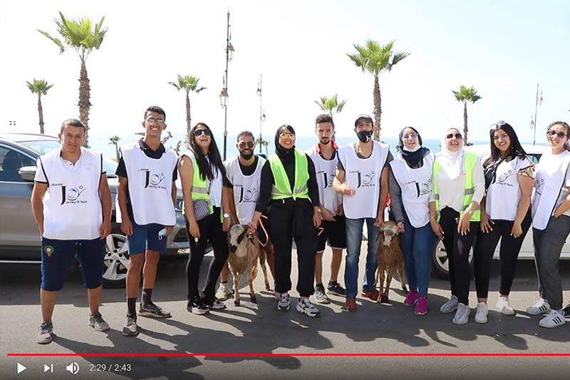مبادرة شبابية لتوزيع الأضاحي