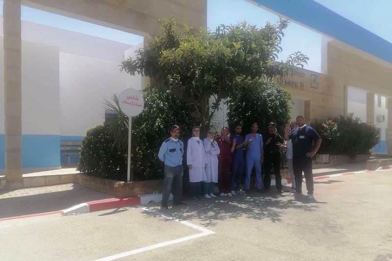 مستشفى الفنيدق يستقبل العيد على وقع الاحتجاج‎