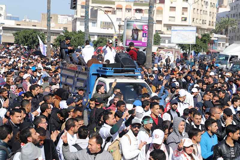 أساتذة التعاقد والإنزال الكبير