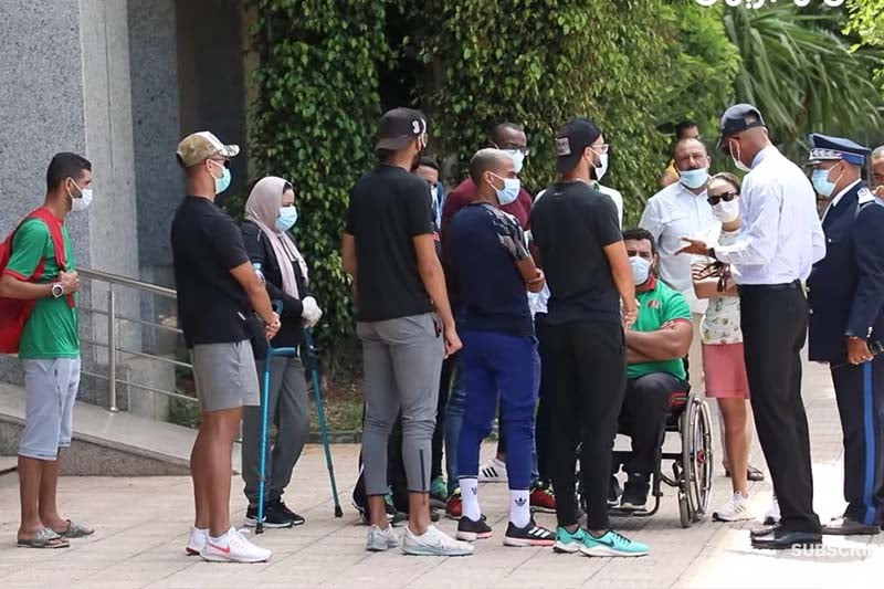 احتجاج أبطال بارا-أولمبيين