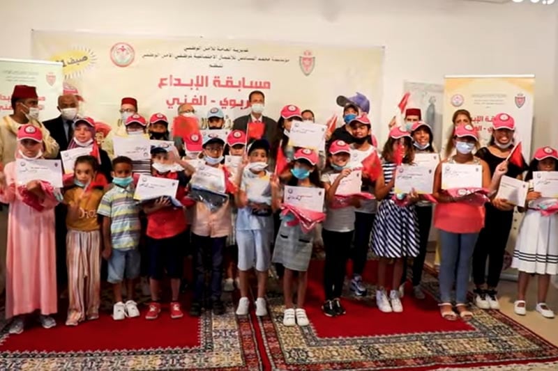 إبداعات أطفال عناصر الشرطة