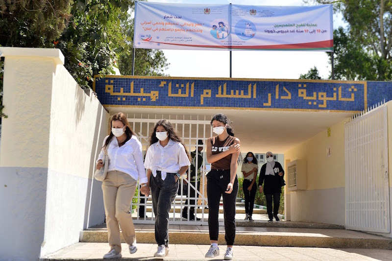 المؤسسات التعليمية تفتح الأبواب نهاية الأسبوع لتسريع تلقيح التلاميذ