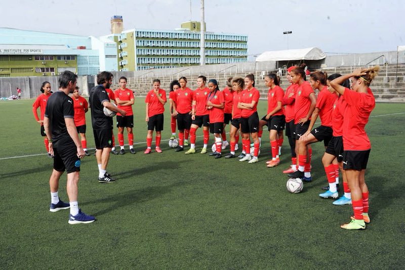 إيقاف مباراة المنتخب النسوي المغربي ضد بنين
