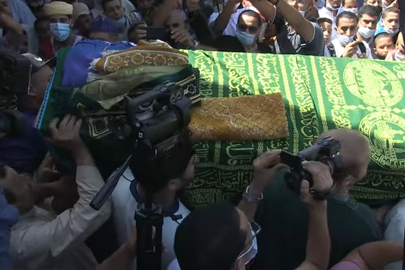 جنازة السائق المغدور بمالي