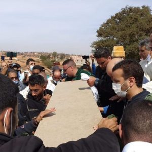 موكب جنائزي حاشد يودع السياسي الراحل عبد الوهاب بلفقيه نواحي كلميم