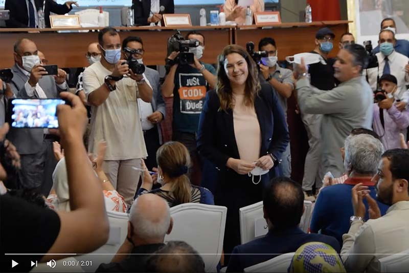 المنصوري رئيسة لجماعة مراكش