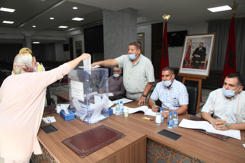 توزيع مقاعد الغرفة البرلمانية الثانية بفاس مكناس
