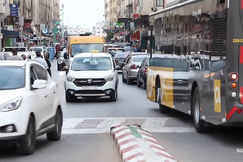 الاختناق المروري بالبيضاء
