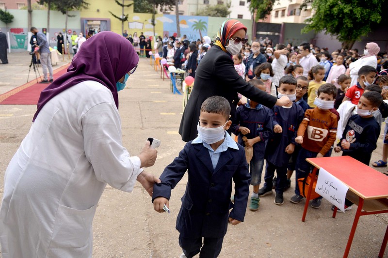 ملايين التلاميذ يلتحقون بالأقسام في السنة الدراسية الجديدة‎‎ وسط حذر وبائي بالمغرب