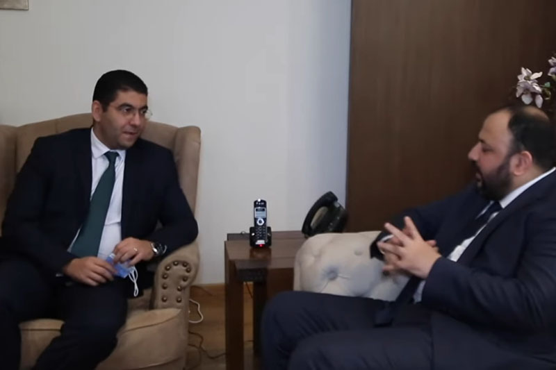 بنسعيد يستقبل نظيره الليبي