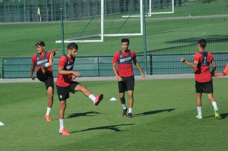 "منتخب أقل من 23 سنة" يتدرب في المعمورة