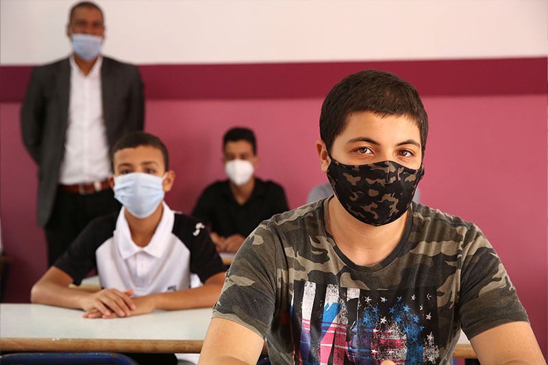 تلاميذ يفضلون التعليم الحضوري