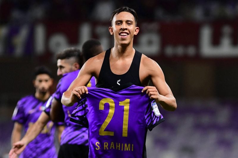 رحيمي أفضل لاعب في الإمارات خلال شهر شتنبر