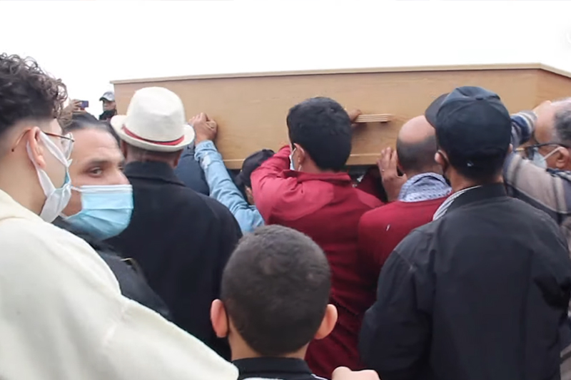 جنازة الفنان عزيز الفاضلي