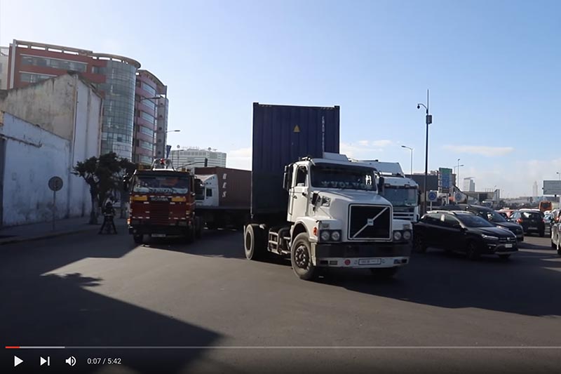 مشاكل مهنيي نقل البضائع